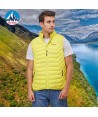 Chaleco Lex de Roc-Neige con plumas 90:10 para hombre color amarillo