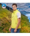Chaleco Lex de Roc-Neige con plumas 90:10 para hombre color amarillo