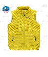 Chaleco Lex de Roc-Neige con plumas 90:10 para hombre color amarillo