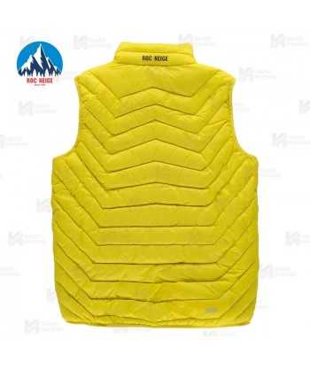 Chaleco Lex de Roc-Neige con plumas 90:10 para hombre color amarillo