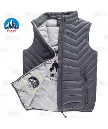 Chaleco Lex de Roc-Neige con plumas 90:10 para hombre color gris