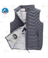 Chaleco Lex de Roc-Neige con plumas 90:10 para hombre color gris
