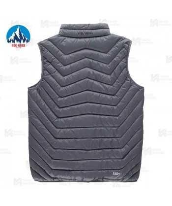 Chaleco Lex de Roc-Neige con plumas 90:10 para hombre color gris