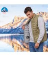 Chaleco Lex de Roc-Neige con plumas 90:10 para hombre color kaki
