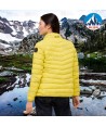 Chaqueta Lexe de Roc-Neige con plumas 90:10 para mujer color amarillo