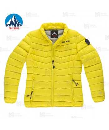 Chaqueta Lexe de Roc-Neige con plumas 90:10 para mujer color amarillo