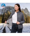 Chaqueta Lexe de Roc-Neige con plumas 90:10 para mujer color amarillo