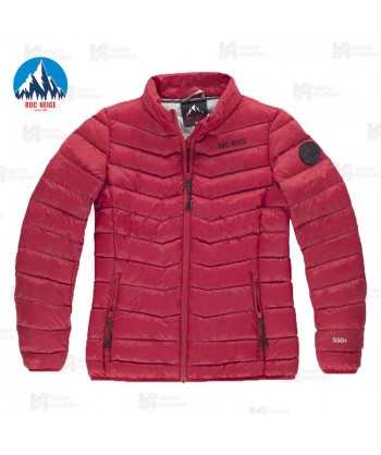 Plumífero Lexe de Roc-Neige con relleno de  plumas 90:10 para mujer color rojo oscuro