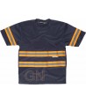 Camiseta transpirable de manga corta con cintas reflectantes bicolor
