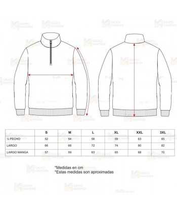 Sudadera gruesa bicolor de alta visibilidad  con media cremallera