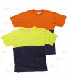 Camiseta bicolor alta visibilidad de manga corta