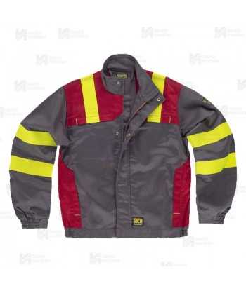 Cazadora ignífuga, antiestática con protección para soldadura y arco eléctrico
