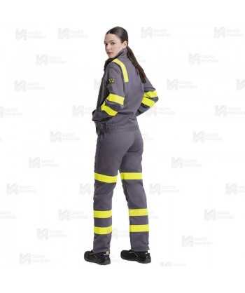 Cazadora ignífuga, antiestática con protección para soldadura y arco eléctrico