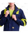 Buzo ignífugo, antiestático con protección para soldadura y arco eléctrico
