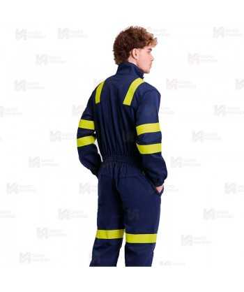 Buzo ignífugo, antiestático con protección para soldadura y arco eléctrico