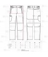 Pantalón Ripstop sport multibolsillos desmontable y transpirable