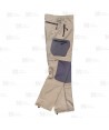 Pantalón Ripstop sport multibolsillos desmontable y transpirable color beige y negro