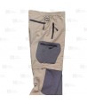 Pantalón Ripstop sport multibolsillos desmontable y transpirable color beige y negro