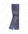 Pantalón Ripstop sport multibolsillos desmontable y transpirable color gris oscuro y negro
