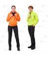Sudadera de media cremallera alta visibilidad