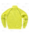 Sudadera de media cremallera alta visibilidad amarillo flúor