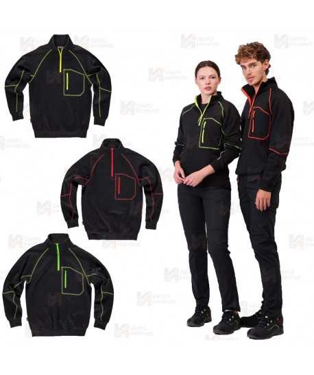 Sudadera sport de media cremallera