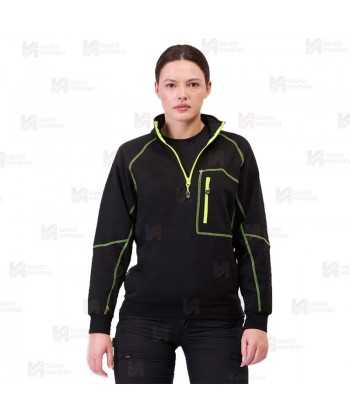 Sudadera sport de media cremallera