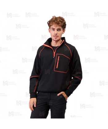 Sudadera sport de media cremallera