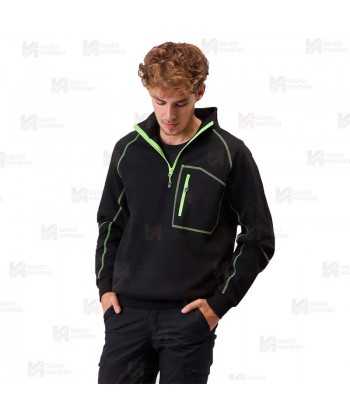 Sudadera sport de media cremallera