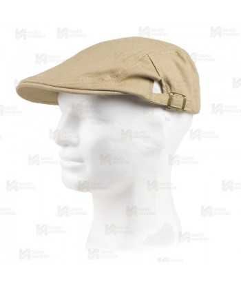 Boina inglesa en tejido canvas anti manchas color beige para hostelería