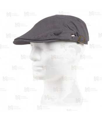 Boina inglesa en tejido canvas anti manchas color gris para hostelería