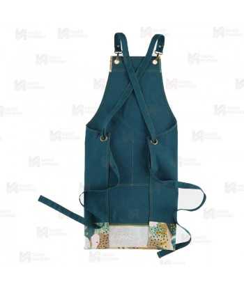 Delantal con peto en tejido canvas anti manchas de 68 x 88 cm