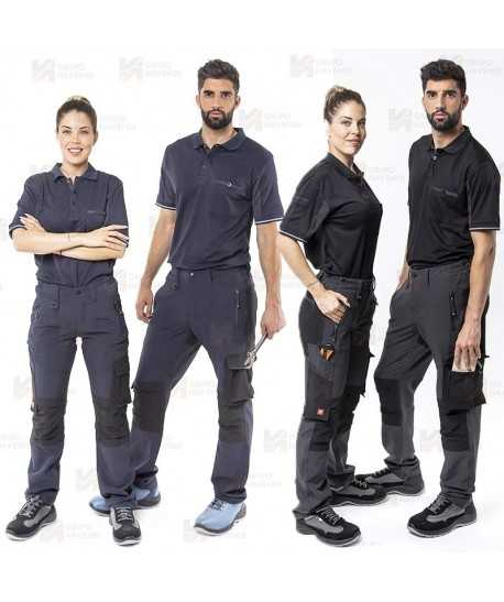 Pantalón softshell con refuerzos, multibolsillos y tejido elástico