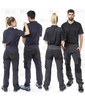 Pantalón softshell con refuerzos, multibolsillos y tejido elástico