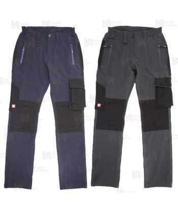 Pantalón softshell con refuerzos, multibolsillos y tejido elástico