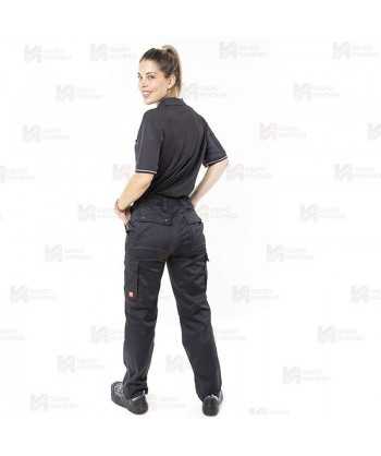 Pantalones multibolsillos con refuerzos en tejido elástico
