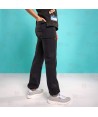 Pantalón sanitario Jogger antibacteriano color azul negro con tejido elástico