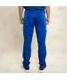 Pantalón sanitario antibacteriano de color royal con tejido elástico para hombre