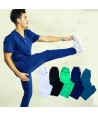 Pantalón sanitario antibacteriano con tejido elástico para hombre