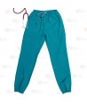 Pantalón sanitario color agua marino, antibacteriano con tejido elástico para hombre