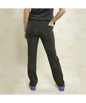 Pantalón sanitario color blanco, antibacteriano con tejido elástico para mujer