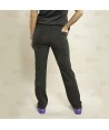 Pantalón sanitario color blanco, antibacteriano con tejido elástico para mujer