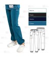 Pantalón Jogger sanitario antibacteriano con tejido elástico para mujer
