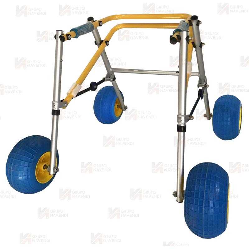 Andador para niños con ruedas para playa, ergonómico y confortable