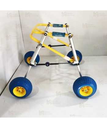 Andador para niños con ruedas para playa, ergonómico y confortable