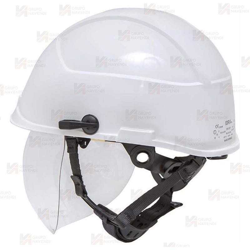 Casco de protección eléctrica y anti arco con pantalla facial