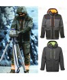 Parka impermeable y aislante con capucha, tejido elástico y forro Insulatex