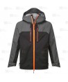 Chaqueta impermeable y aislante con capucha y tejido elástico