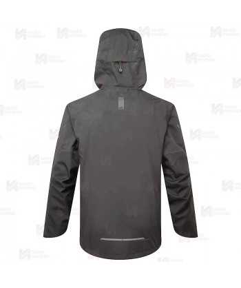 Chaqueta impermeable y aislante con capucha y tejido elástico