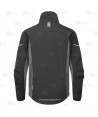 Chaqueta de trabajo con tejido elástico color negro y amarillo flúor